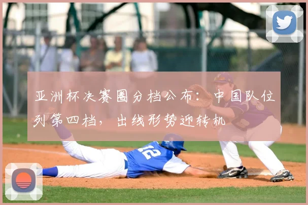 亚洲杯决赛圈分档公布：中国队位列第四档，出线形势迎转机